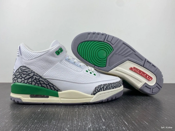 537 (W) EasyMatch Retro Lucky CK9246- 3 Green Jordan 0103